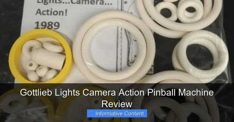 Gottlieb Lights Camera Action Pinball Machine Review