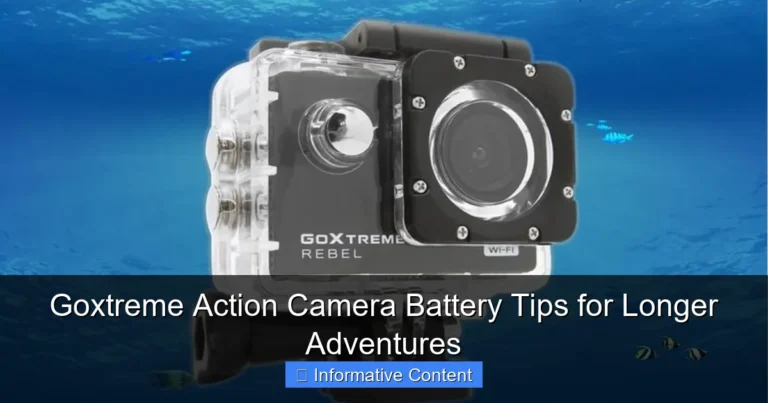 Goxtreme Action Camera Battery Tips for Longer Adventures
