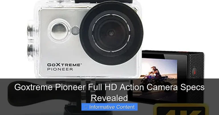 Goxtreme Pioneer Full HD Action Camera Specs Revealed