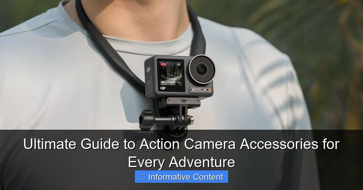 Ultimate Guide to Action Camera Accessories for Every Adventure