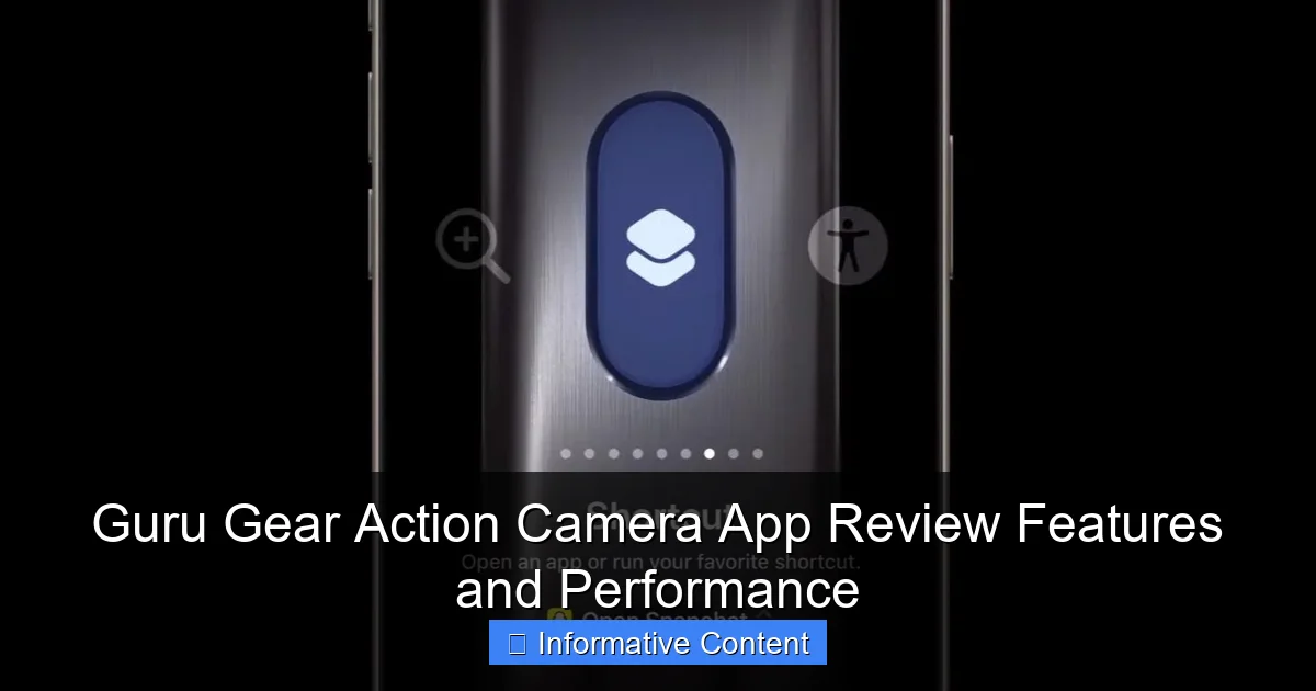 Guru Gear Action Camera App Review Features and Performance