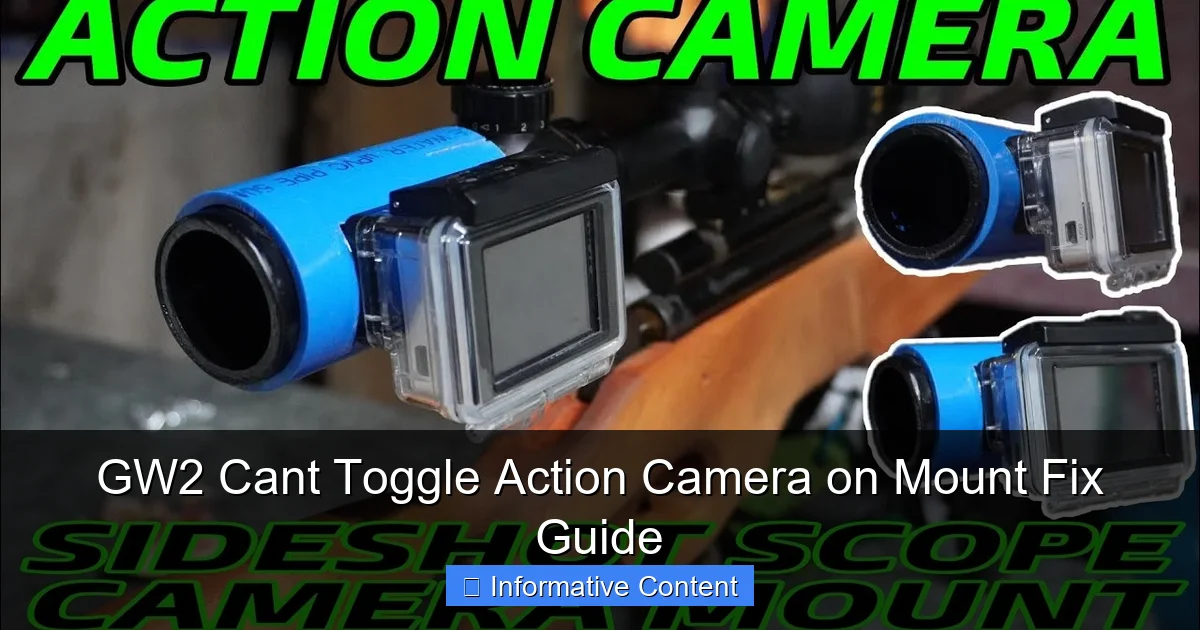 GW2 Cant Toggle Action Camera on Mount Fix Guide