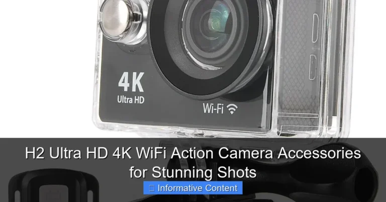 H2 Ultra HD 4K WiFi Action Camera Accessories for Stunning Shots