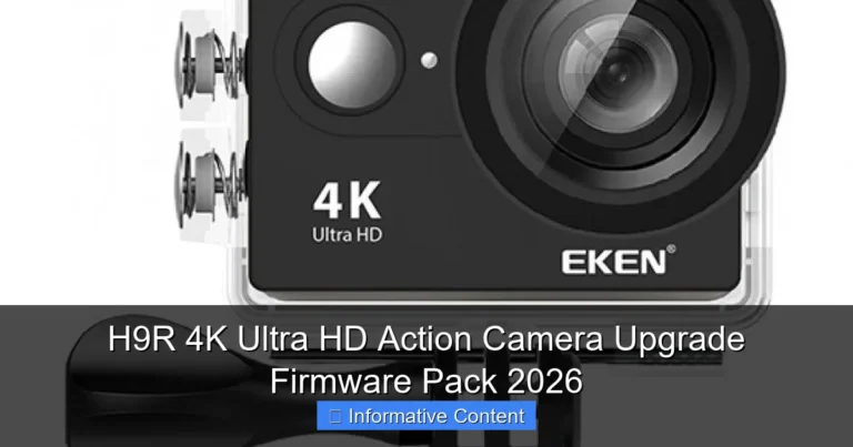 H9R 4K Ultra HD Action Camera Upgrade Firmware Pack 2026