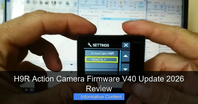 H9R Action Camera Firmware V40 Update 2026 Review