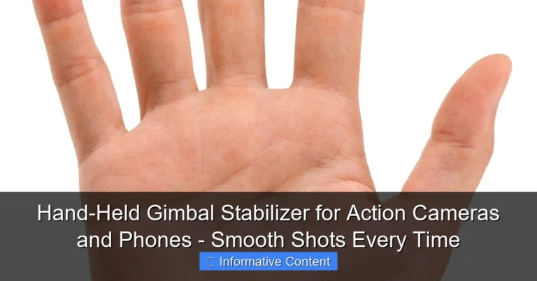 Hand-Held Gimbal Stabilizer for Action Cameras and Phones - Smooth Shots Every Time