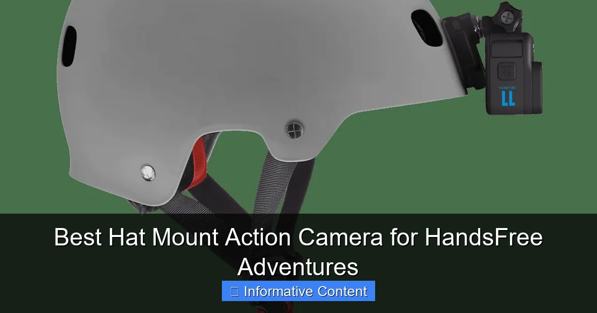 Best Hat Mount Action Camera for HandsFree Adventures