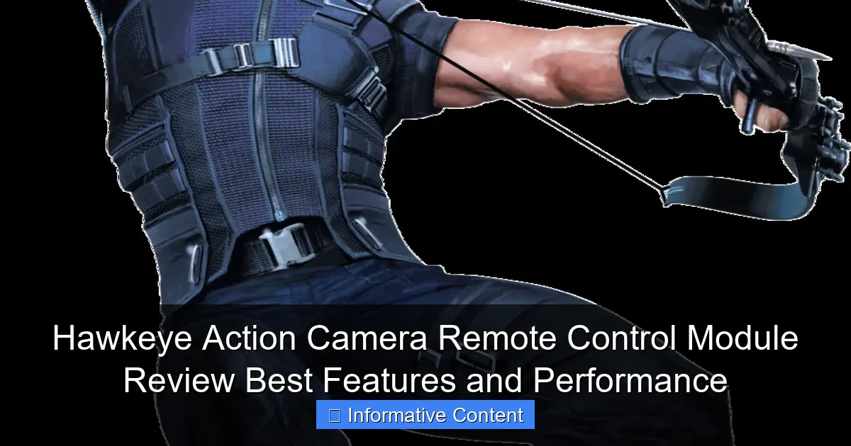 Hawkeye Action Camera Remote Control Module Review Best Features and Performance