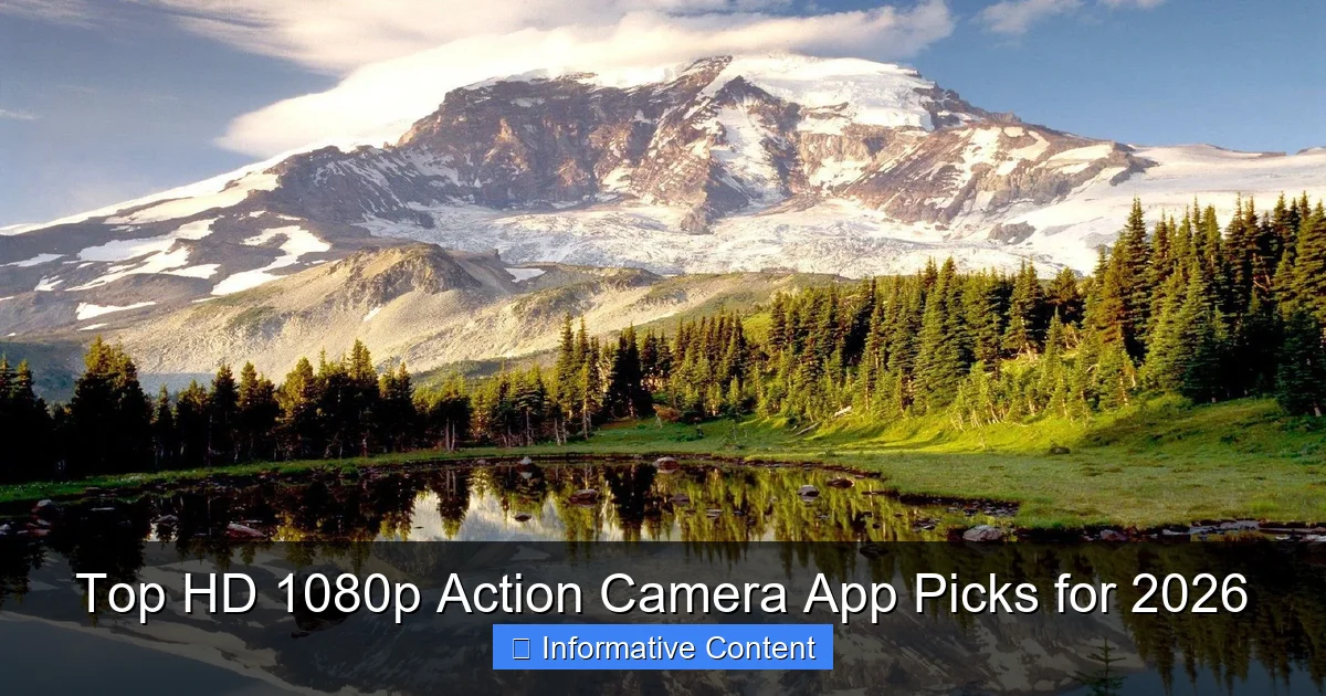 Top HD 1080p Action Camera App Picks for 2026