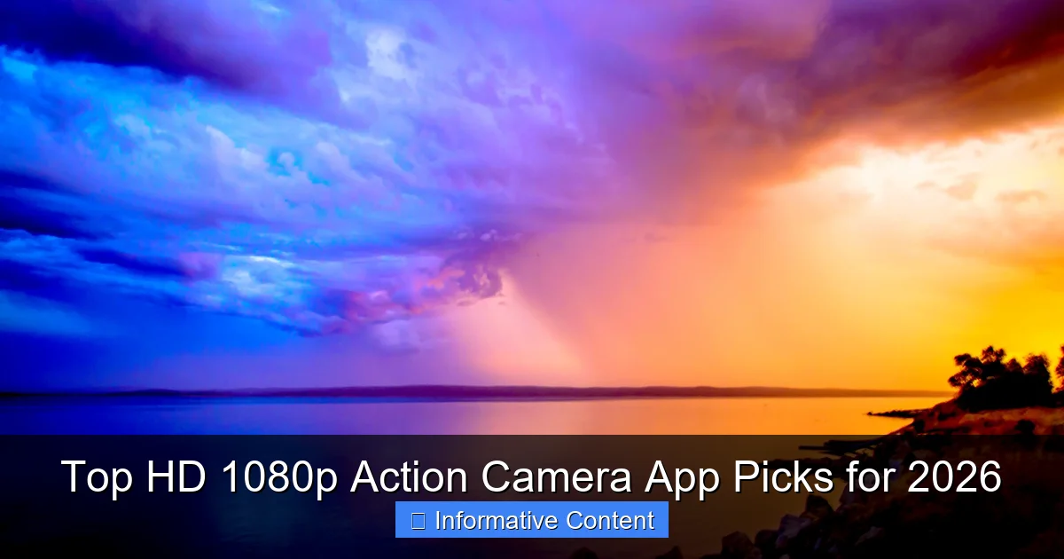 Top HD 1080p Action Camera App Picks for 2026