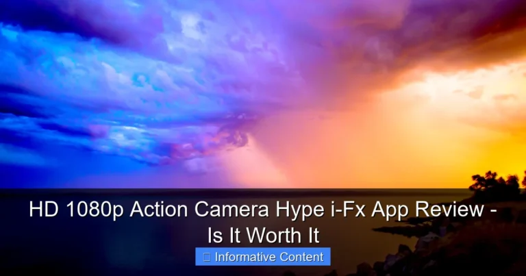 HD 1080p Action Camera Hype i-Fx App Review - Is It Worth It
