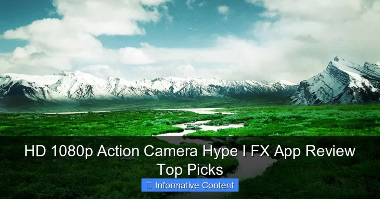 HD 1080p Action Camera Hype I FX App Review Top Picks