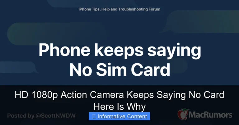 HD 1080p Action Camera Keeps Saying No Card Here Is Why