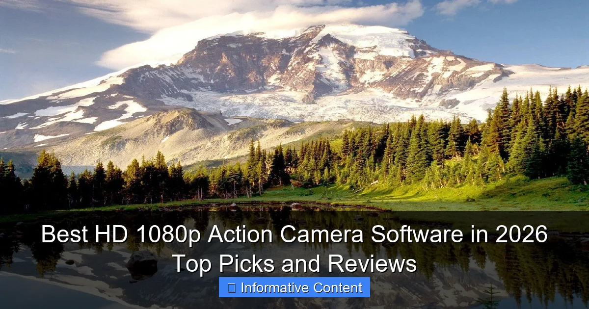 Best HD 1080p Action Camera Software in 2026 Top Picks and Reviews