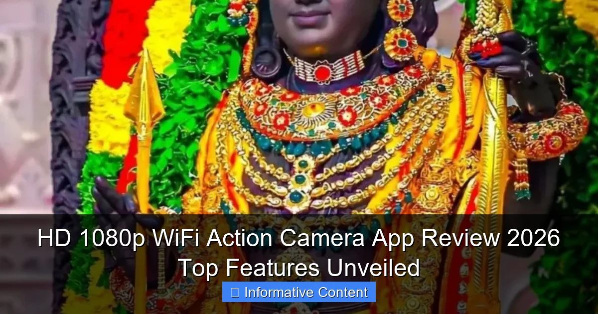 HD 1080p WiFi Action Camera App Review 2026 Top Features Unveiled