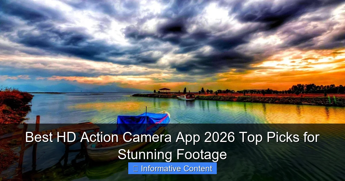 Best HD Action Camera App 2026 Top Picks for Stunning Footage