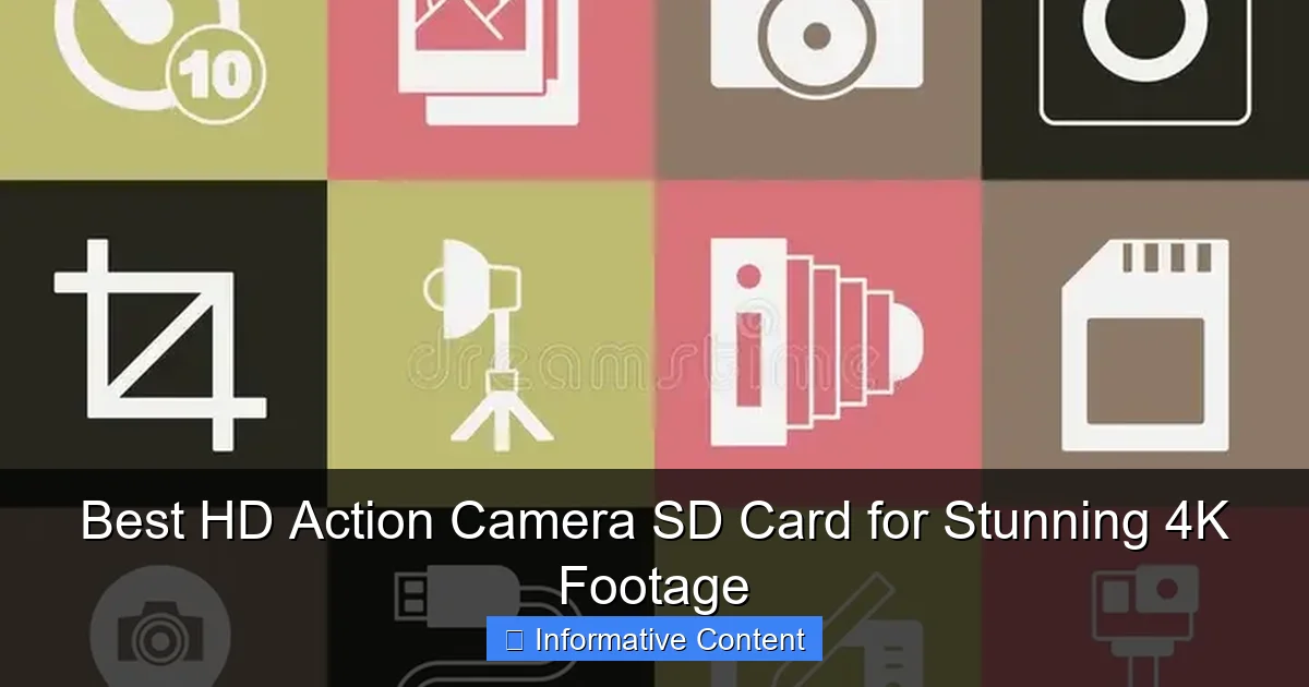 Best HD Action Camera SD Card for Stunning 4K Footage