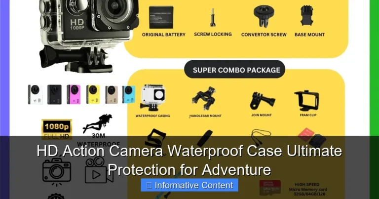 HD Action Camera Waterproof Case Ultimate Protection for Adventure