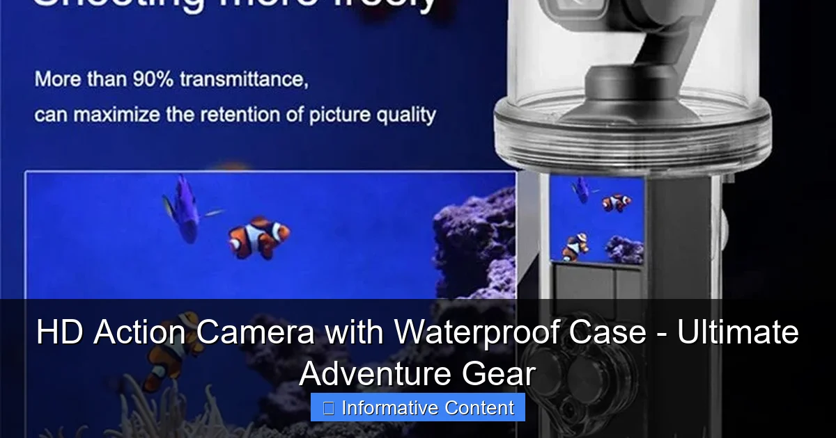HD Action Camera with Waterproof Case - Ultimate Adventure Gear