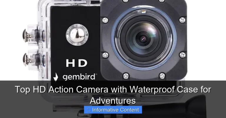 Top HD Action Camera with Waterproof Case for Adventures