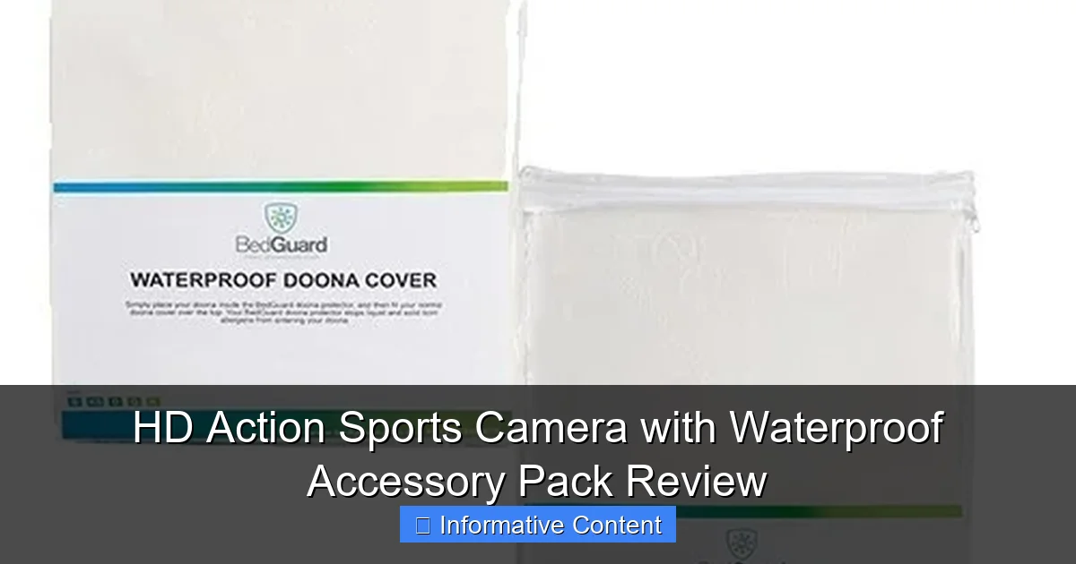 HD Action Sports Camera with Waterproof Accessory Pack Review