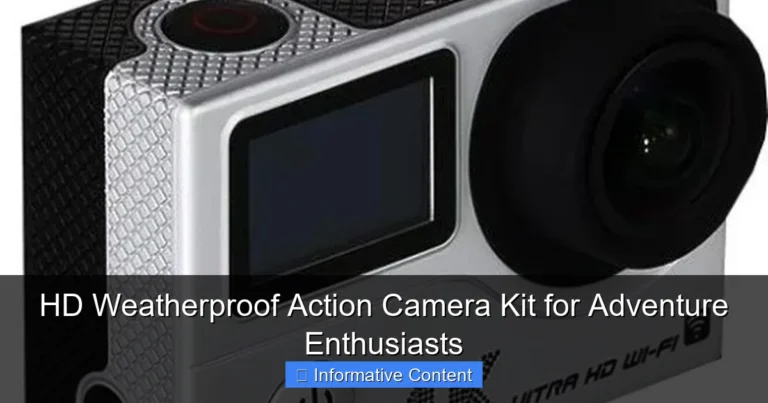 HD Weatherproof Action Camera Kit for Adventure Enthusiasts