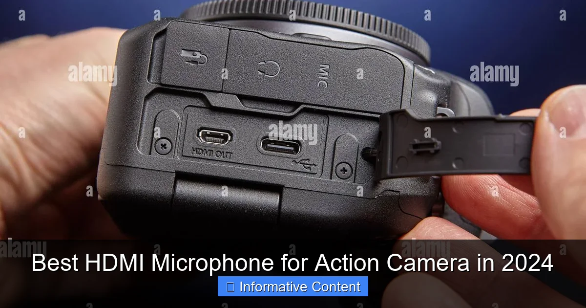 Best HDMI Microphone for Action Camera in 2024