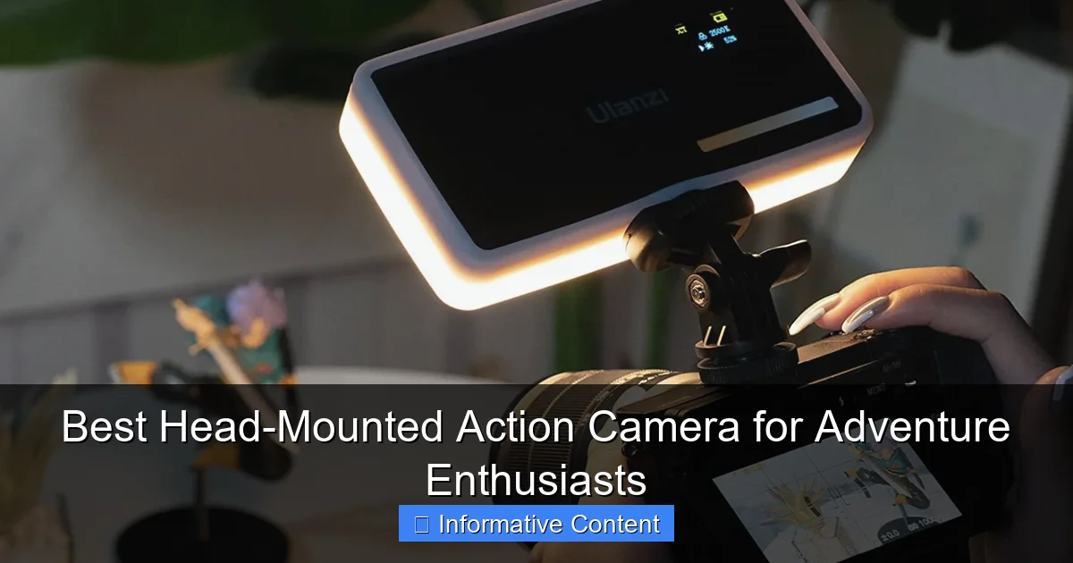 Best Head-Mounted Action Camera for Adventure Enthusiasts