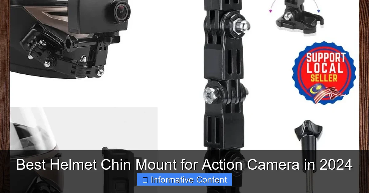 Best Helmet Chin Mount for Action Camera in 2024