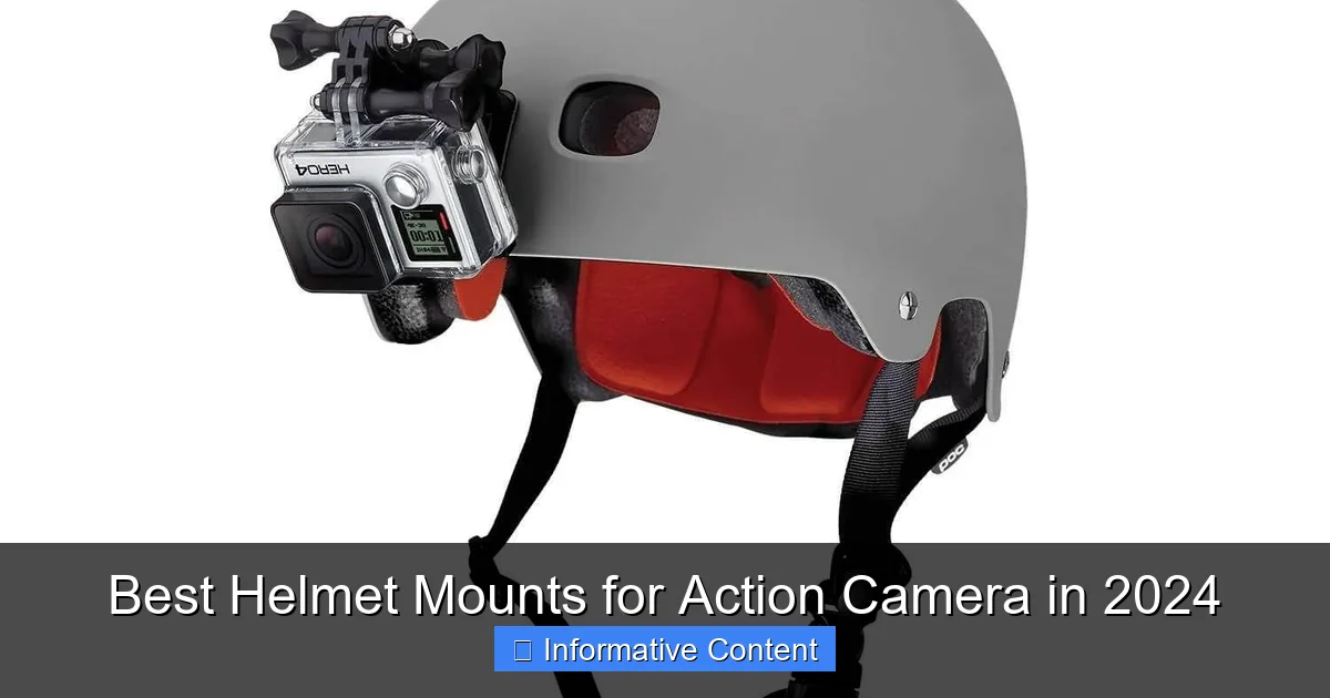 Best Helmet Mounts for Action Camera in 2024