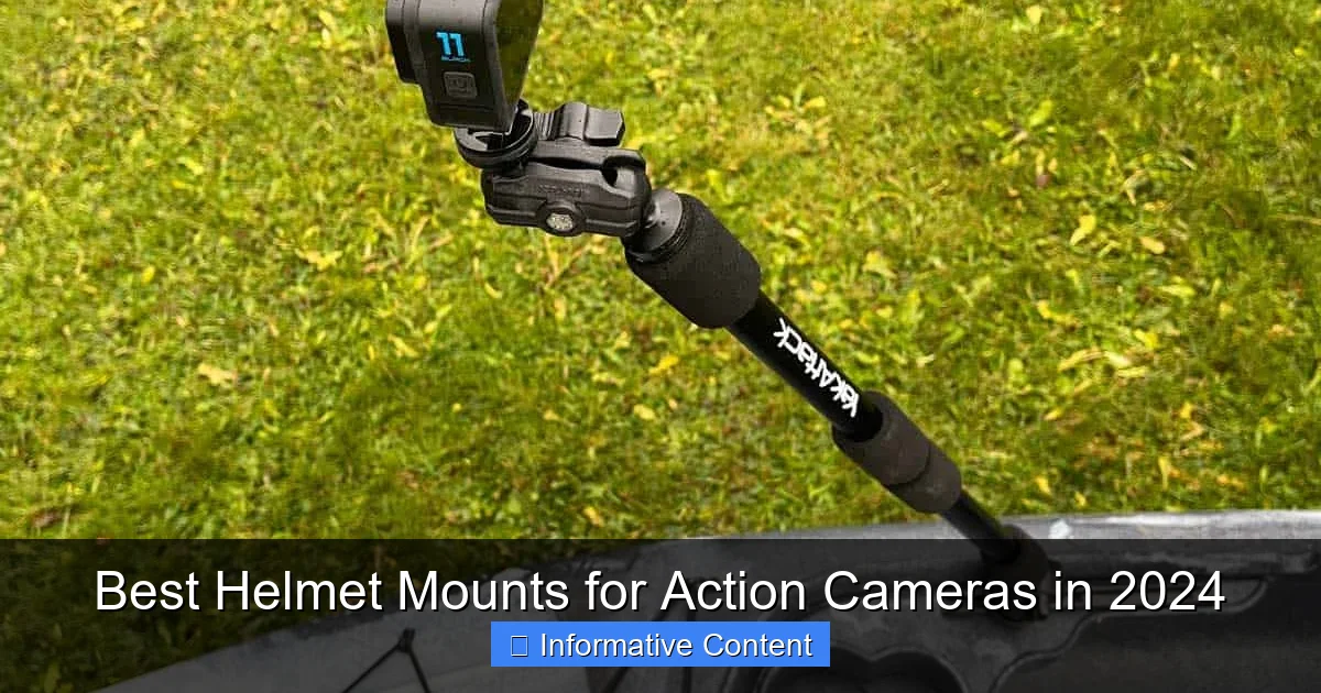 Best Helmet Mounts for Action Cameras in 2024