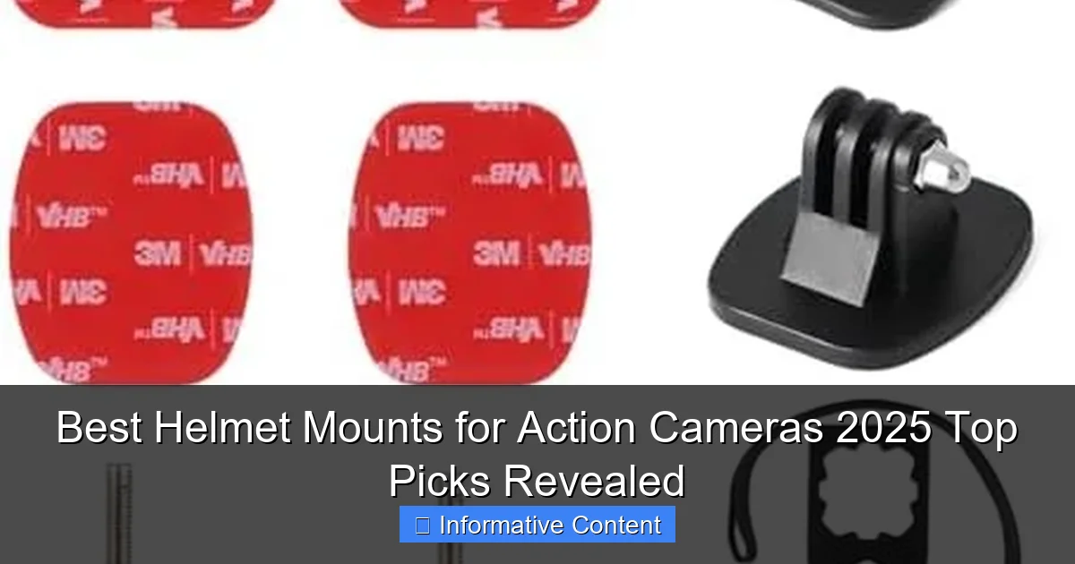 Best Helmet Mounts for Action Cameras 2025 Top Picks Revealed