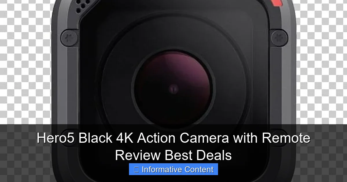 Hero5 Black 4K Action Camera with Remote Review Best Deals