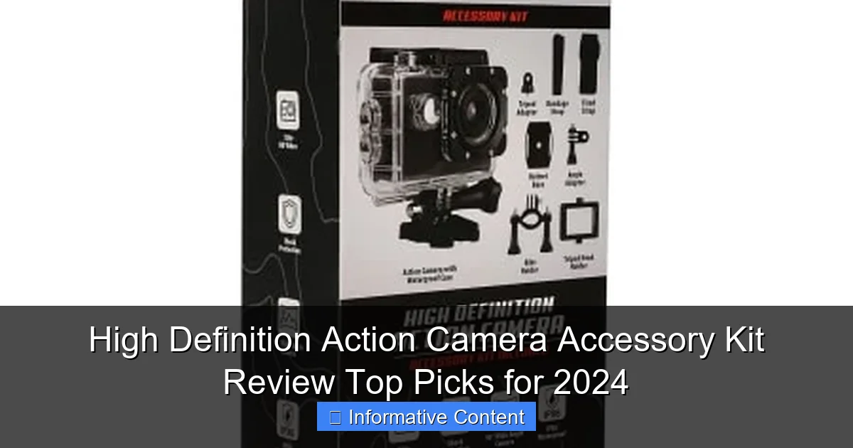 High Definition Action Camera Accessory Kit Review Top Picks for 2024