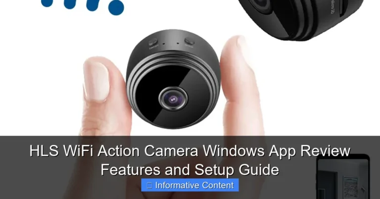 HLS WiFi Action Camera Windows App Review Features and Setup Guide