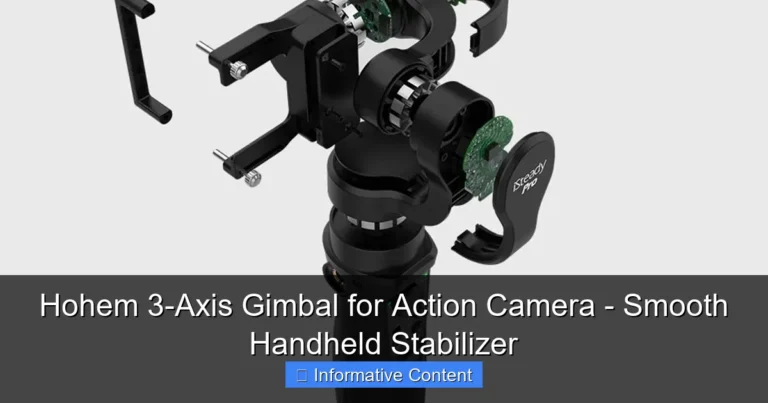 Hohem 3-Axis Gimbal for Action Camera - Smooth Handheld Stabilizer