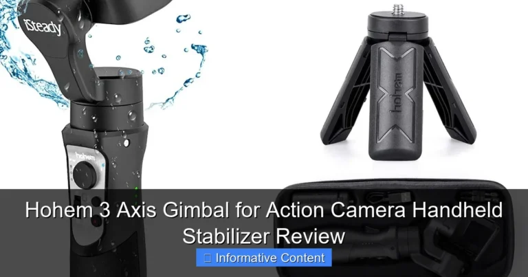 Hohem 3 Axis Gimbal for Action Camera Handheld Stabilizer Review