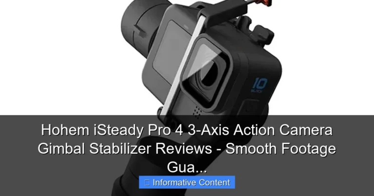 Hohem iSteady Pro 4 3-Axis Action Camera Gimbal Stabilizer Reviews - Smooth Footage Gua...