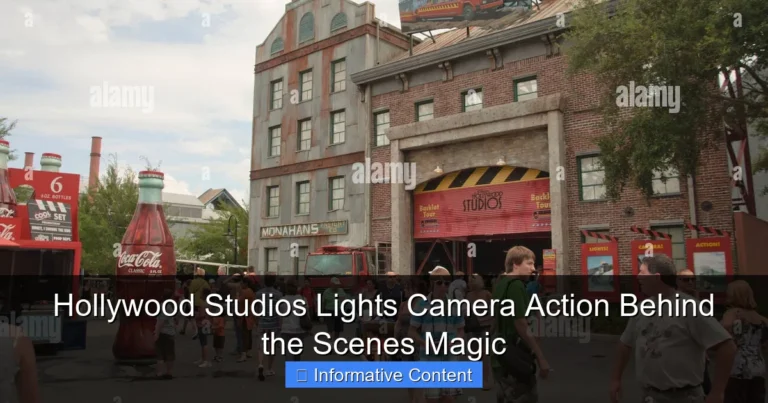 Hollywood Studios Lights Camera Action Behind the Scenes Magic