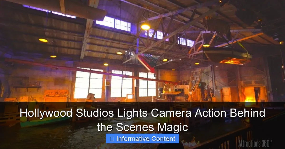 Hollywood Studios Lights Camera Action Behind the Scenes Magic