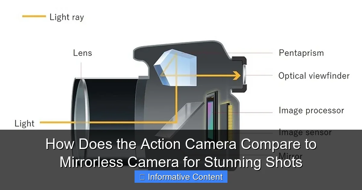 How Does the Action Camera Compare to Mirrorless Camera for Stunning Shots