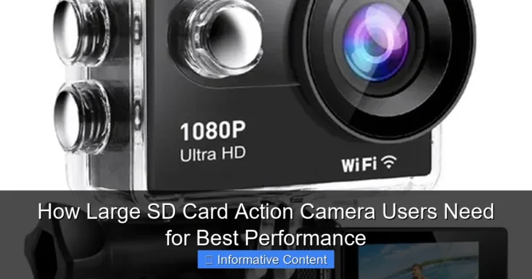 How Large SD Card Action Camera Users Need for Best Performance