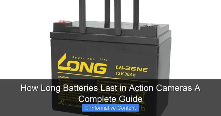 How Long Batteries Last in Action Cameras A Complete Guide