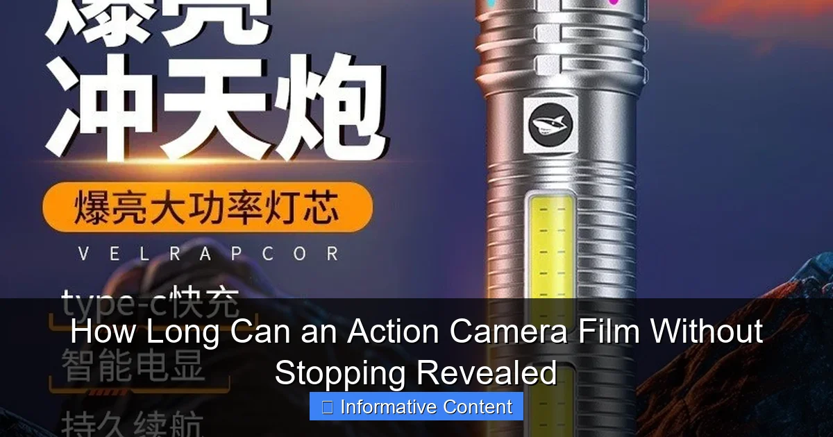 How Long Can an Action Camera Film Without Stopping Revealed