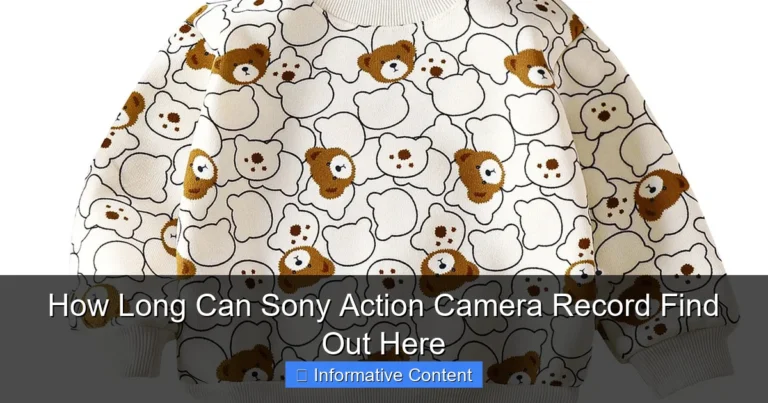 How Long Can Sony Action Camera Record Find Out Here