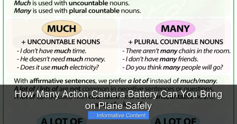 How Many Action Camera Battery Can You Bring on Plane Safely