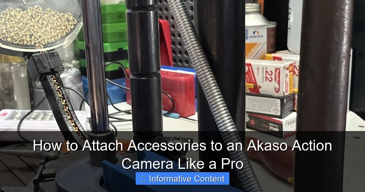 How to Attach Accessories to an Akaso Action Camera Like a Pro