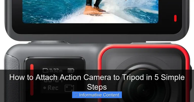 How to Attach Action Camera to Tripod in 5 Simple Steps