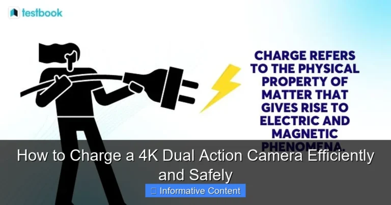 How to Charge a 4K Dual Action Camera Efficiently and Safely