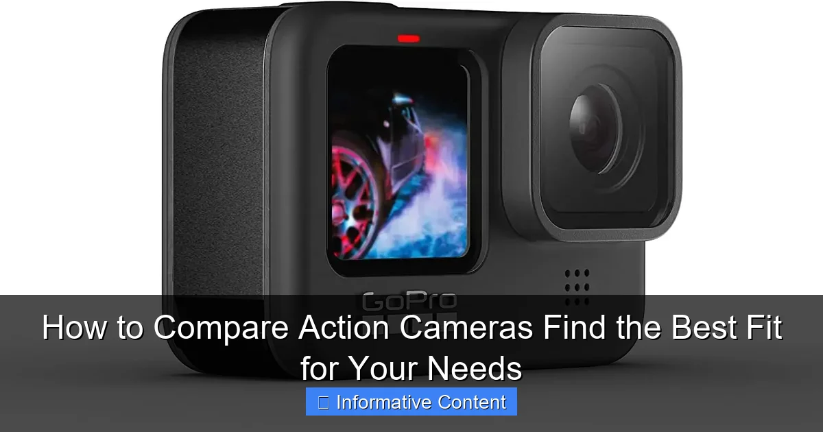 How to Compare Action Cameras Find the Best Fit for Your Needs